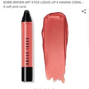 New Bobbi Brown Art Stick Havana Coral Liquid Lip